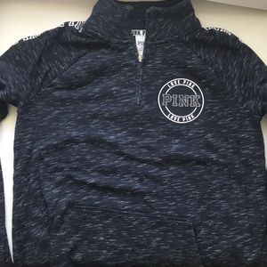 lightly worn PINK 1/4 zip